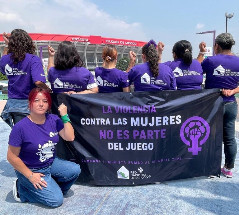 Aktivistinnen in Mexiko kämpfen gegen die patriarchale Gewalt.  | © Red Nacional de Refugios / Wendy Figueroa Morales