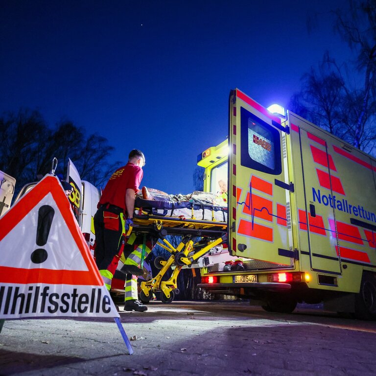 Notallsituation, ASB Berlin | © Hannibal Hanschke | ASB Berlin 