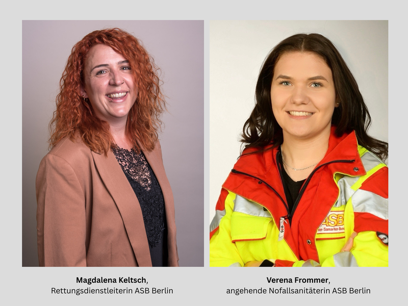 Links: Magdalena Keltsch Rechts: Verena Frommer | © Porträt links: Philipp Jester | Porträt rechts: Stefan Krupp