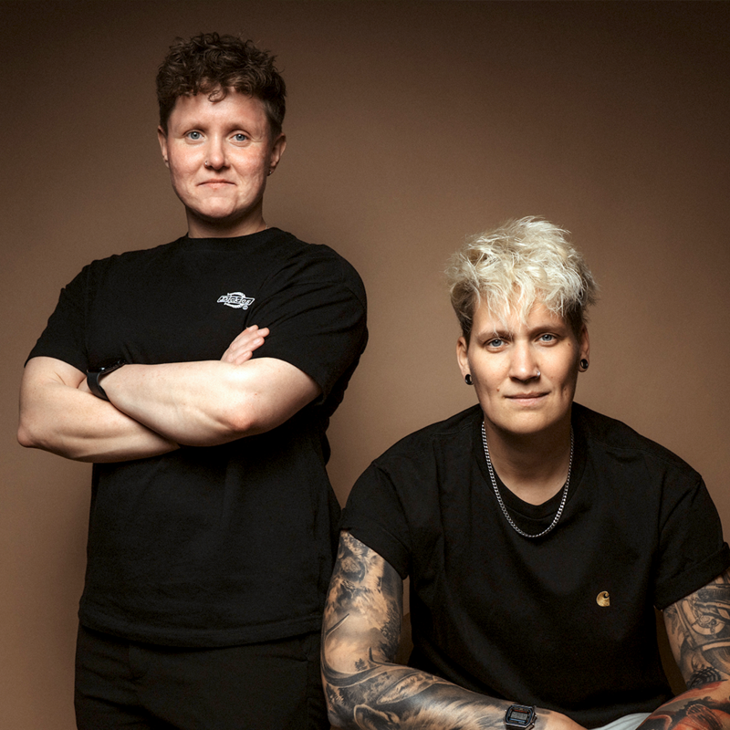 Katrin Chodor und Chris Selle von BEYOND LABELS | © Foto: Katrin Chodor